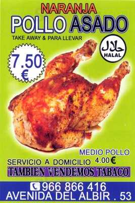 Kebab Albir Y Pollos Naranja