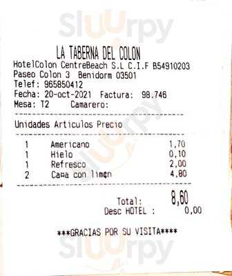 La Taberna Del Colón