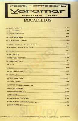 Restaurante Voramar En Calpe