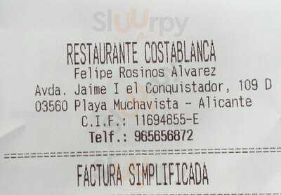 Restaurate Costablanca
