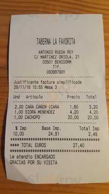 La Favorita Taberna