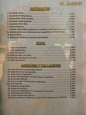 Restaurante Chino El Jardin