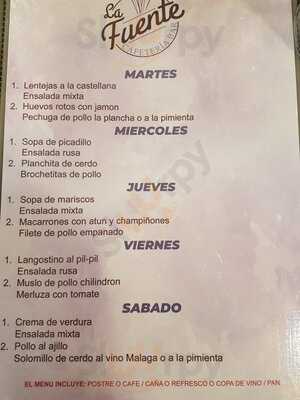 Bar Cafeteria La Fuente