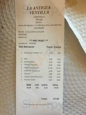 Restaurante La Antigua Ventilla