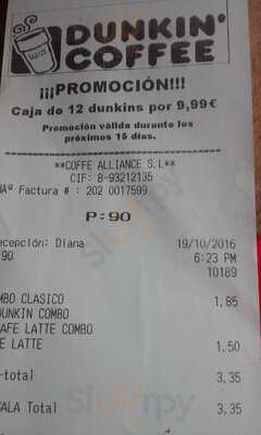 Dunkin Coffee