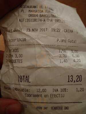 Restaurant El Lliure