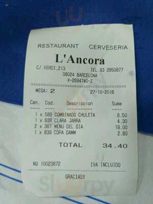 Restaurante L'ancora