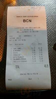 Bcn Snack Bar Cerveceria