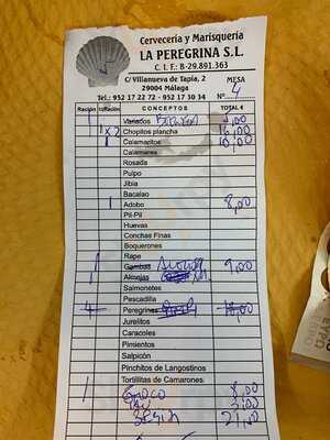 Cervecería Marisquería La Peregrina