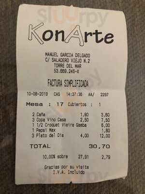Restaurante Tapería Konarte