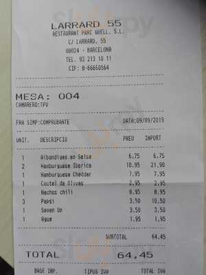 Restaurante Parc Guell