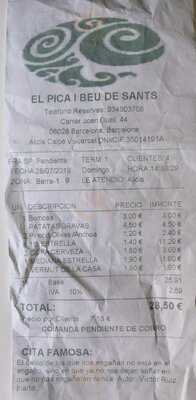 El Pica I Beu De Sants