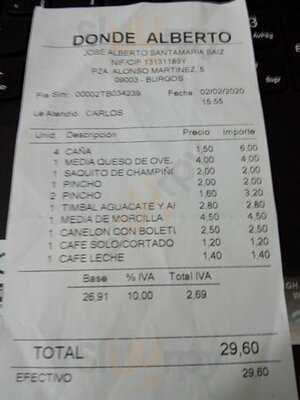 Donde Alberto Taberna
