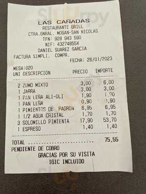 Restaurante Grill Las Cañadas