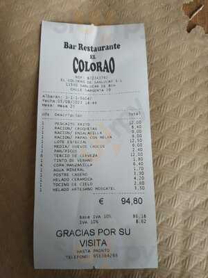 Bar Restaurante El Colorao
