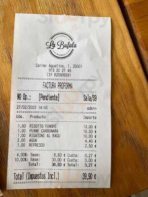 Pizzería La Bufala