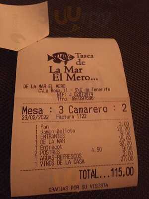 Tasca De La Mar El Mero