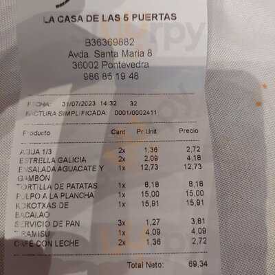 La Casa De Las Cinco Puertas