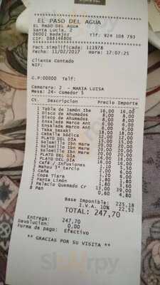 Restaurante El Paso Del Agua