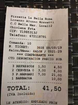 Pizzeria Trattoria La Bella Roma