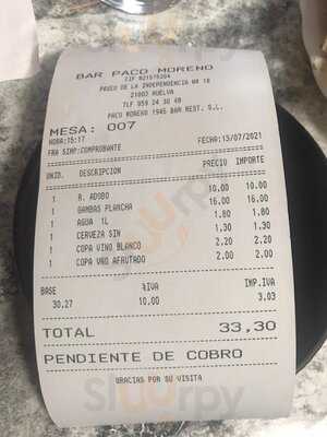 Bar Paco Moreno