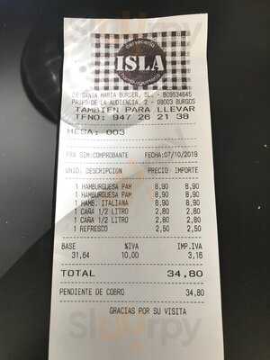 Hamburgueseria Isla
