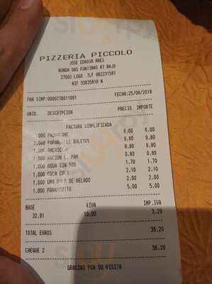 Piccolo Pizzería