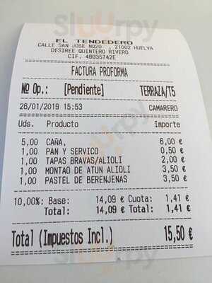 Bar De Tapas El Tendedero