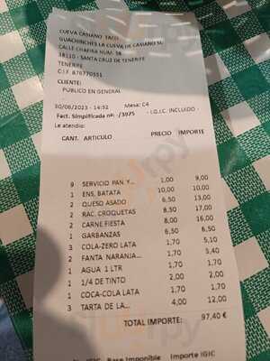 Guachinche La Cueva De Casiano