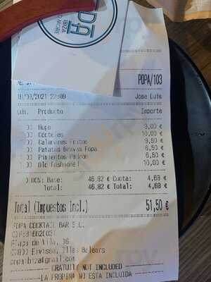 Popa Ibiza Cocktails And More