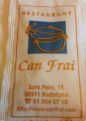 Restaurant Can Frai