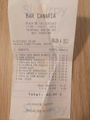 Bar Canarias