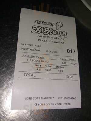 Helados Xixona Del Puerto