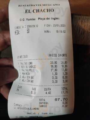 El Chacho Restaurante Mexicano