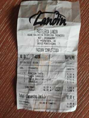 Confiteria Pasteleria Landin
