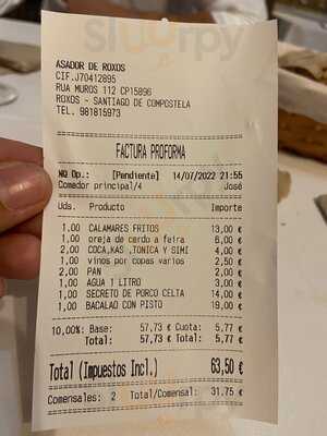 Restaurante Asador De Roxos