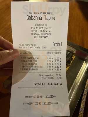 Gabanna Tapas & Drinks