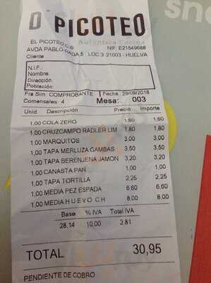 El Picoteo De La Rocina