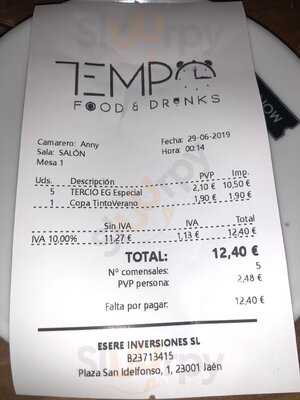 Tempo Food And Drinks