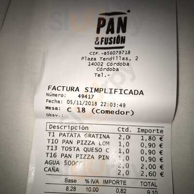 Pan & Fusión- El Campero