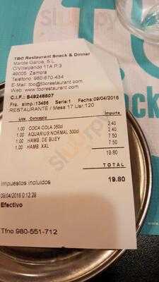 Tbo Snack & Dinner Zamora