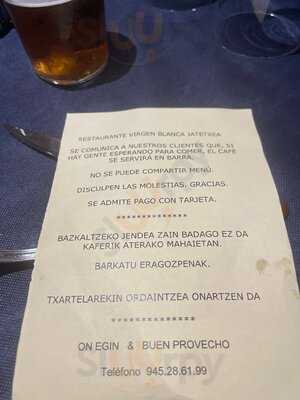 Restaurante Virgen Blanca