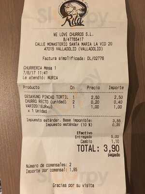 La Churrería De Rita