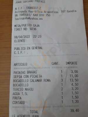 Cafeteria L'avinguda