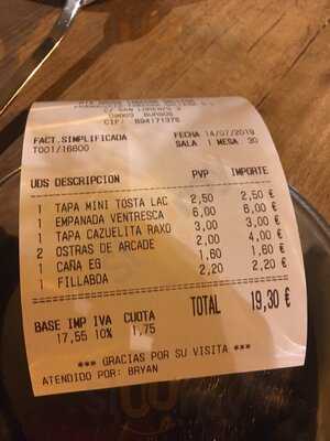 Ria Arosa Taberna Gallega