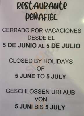 Restaurante-pizzeria Penafiel S.l