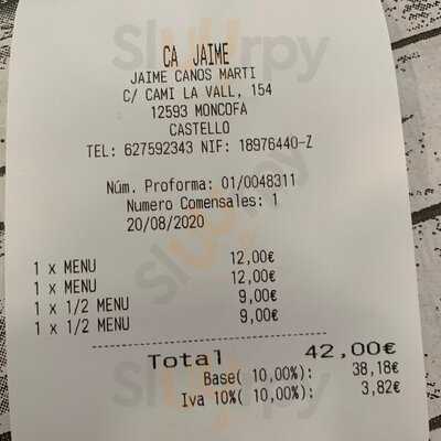 Restaurante Ca Jaime