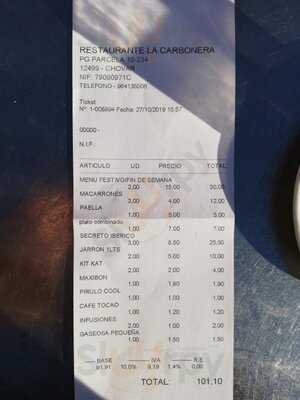 Restaurante La Carbonera