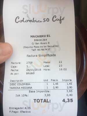 Colombia 50 Café