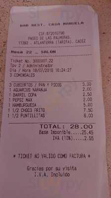 Bar Restaurante Casa Manuela